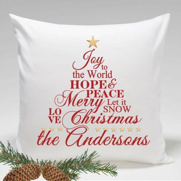 Holiday Throw Pillows - Joy to the World