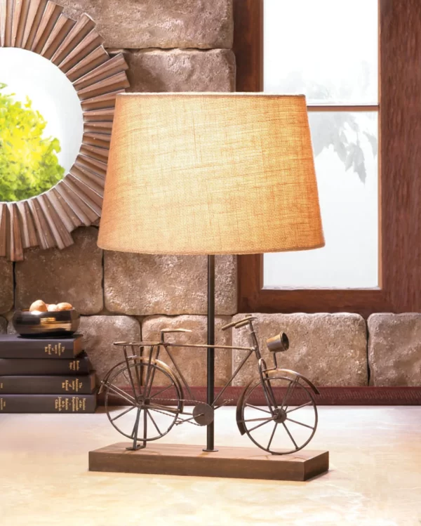 OLD-FASHION BICYCLE TABLE LAMP
