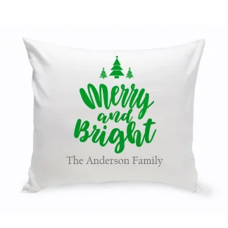 Merry & Bright Throw Pillow
