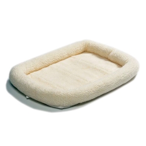 36 x 23 inch Synthetic Sheepskin Fleece Dog Bed - Medium size Dogs