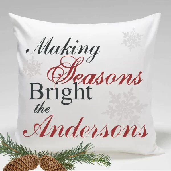 Holiday Throw Pillows - Making Seasons Bright