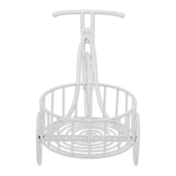 WHITE TRICYCLE PLANT DISPLAY