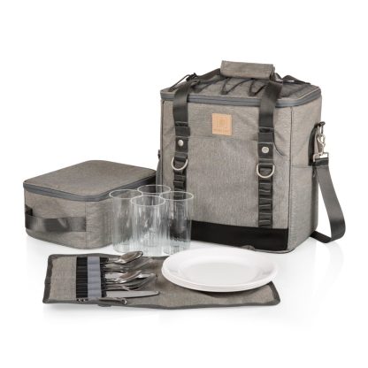 PT-FRONTIER PICNIC UTILITY COOLER, (HEATHERED GRAY)
