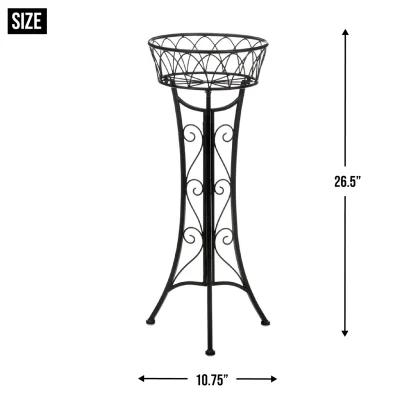 CURLICUE SINGLE PLANT STAND