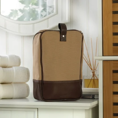 Hanging Canvas Toiletry Bag