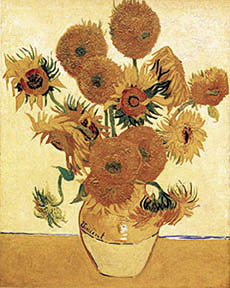 Vase With Sunflowers-24in x 36in