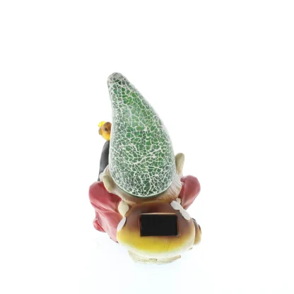 LAZY GNOME SOLAR STATUE