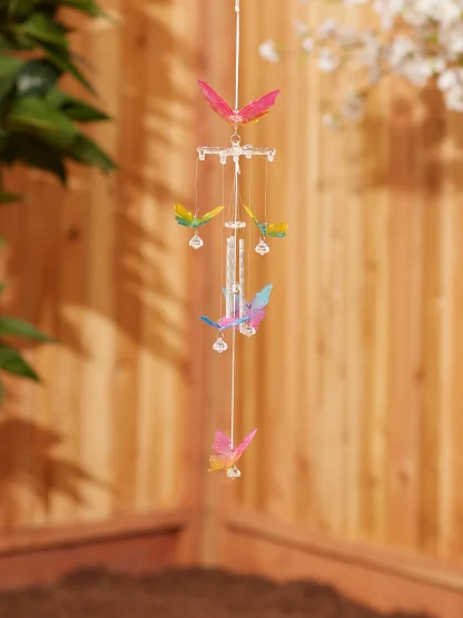 RAINBOW BUTTERFLY WIND CHIMES