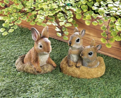 Peek-A-Boo Garden Bunnies Decor - Image 3