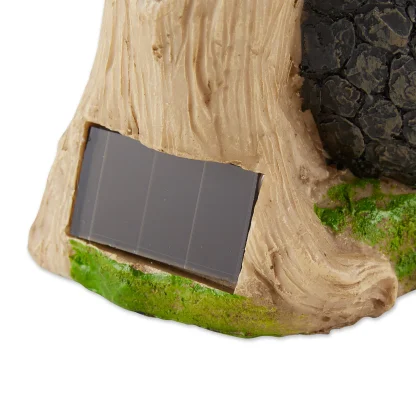 Black Bear Solar Statue - Image 4