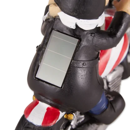 Solar Biker Gnome Figurine - Image 4