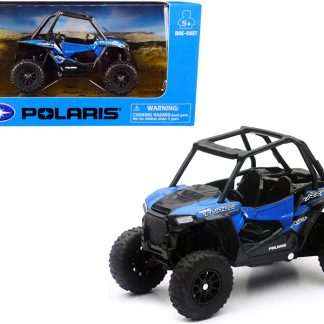 Polaris RZR XP Turbo DOHC Mini ATV Blue and Black Diecast Model by New Ray