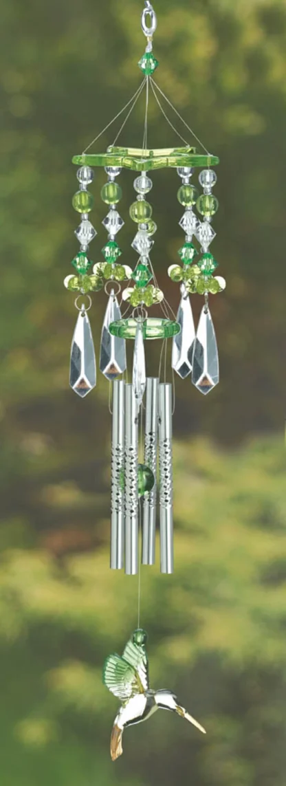 Green Hummingbird Windchime - Image 3