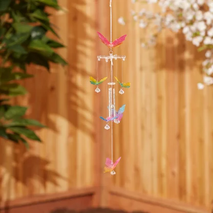 Rainbow Butterfly Wind Chimes - Image 6
