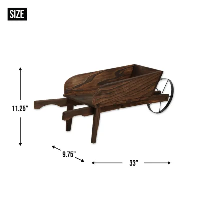Country Flower Cart Planter - Image 6