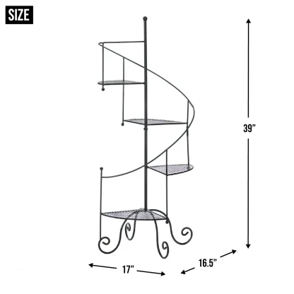 Spiral Showcase Plant Stand - Image 6